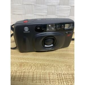 Minolta Freedom Dual C AF 35mm Point And Shoot Camera w/ Soft Case TESTED